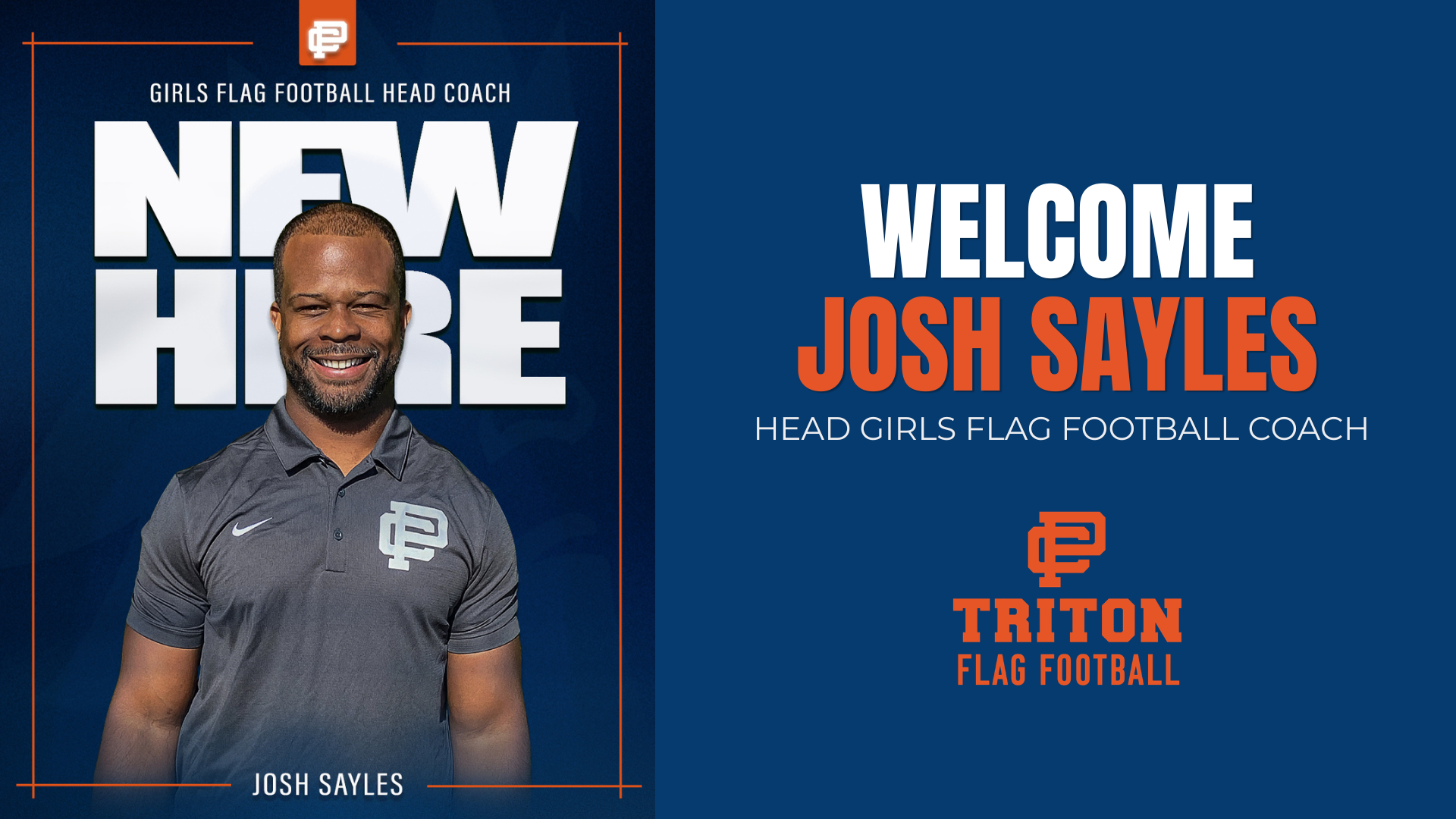 Pacifica Christian Names Josh Sayles Head Coach of Girls Flag Football Program