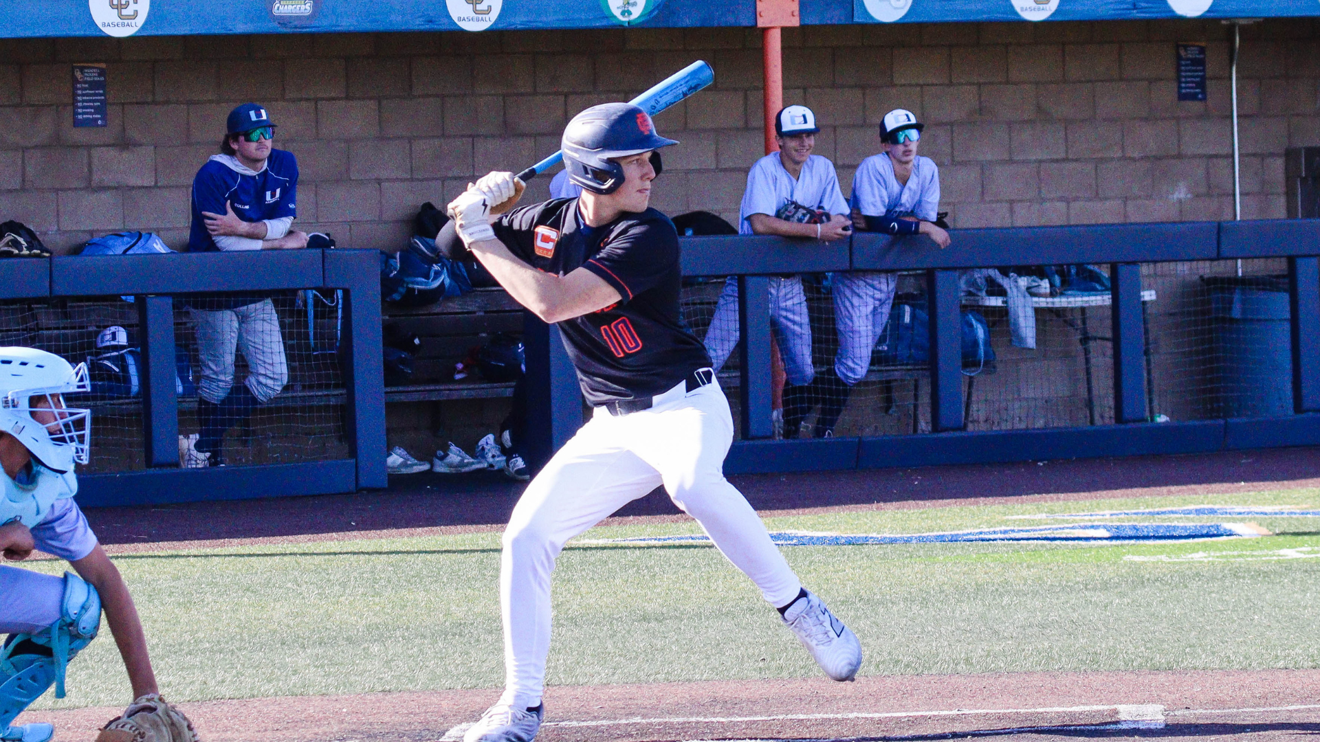 Outstanding day at the plate for the Tritons, scoring 20 against Calvary Chapel